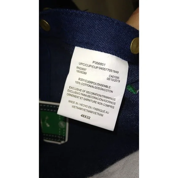 Liberty Men's Blue Jean Denim Bib Overalls Carpenter Farmer - 48"x32" NWT